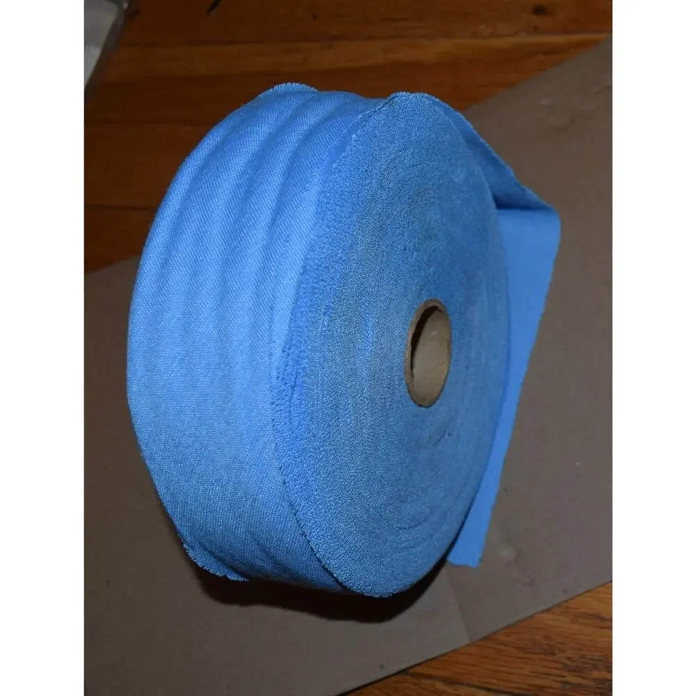 Vtg Blue Roll Stretchy Knit Bias Edging Seam Sewing Trim 2